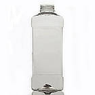 ПЕТ Пляшка квадратна 1 л. Ø 38 мм., фото 3