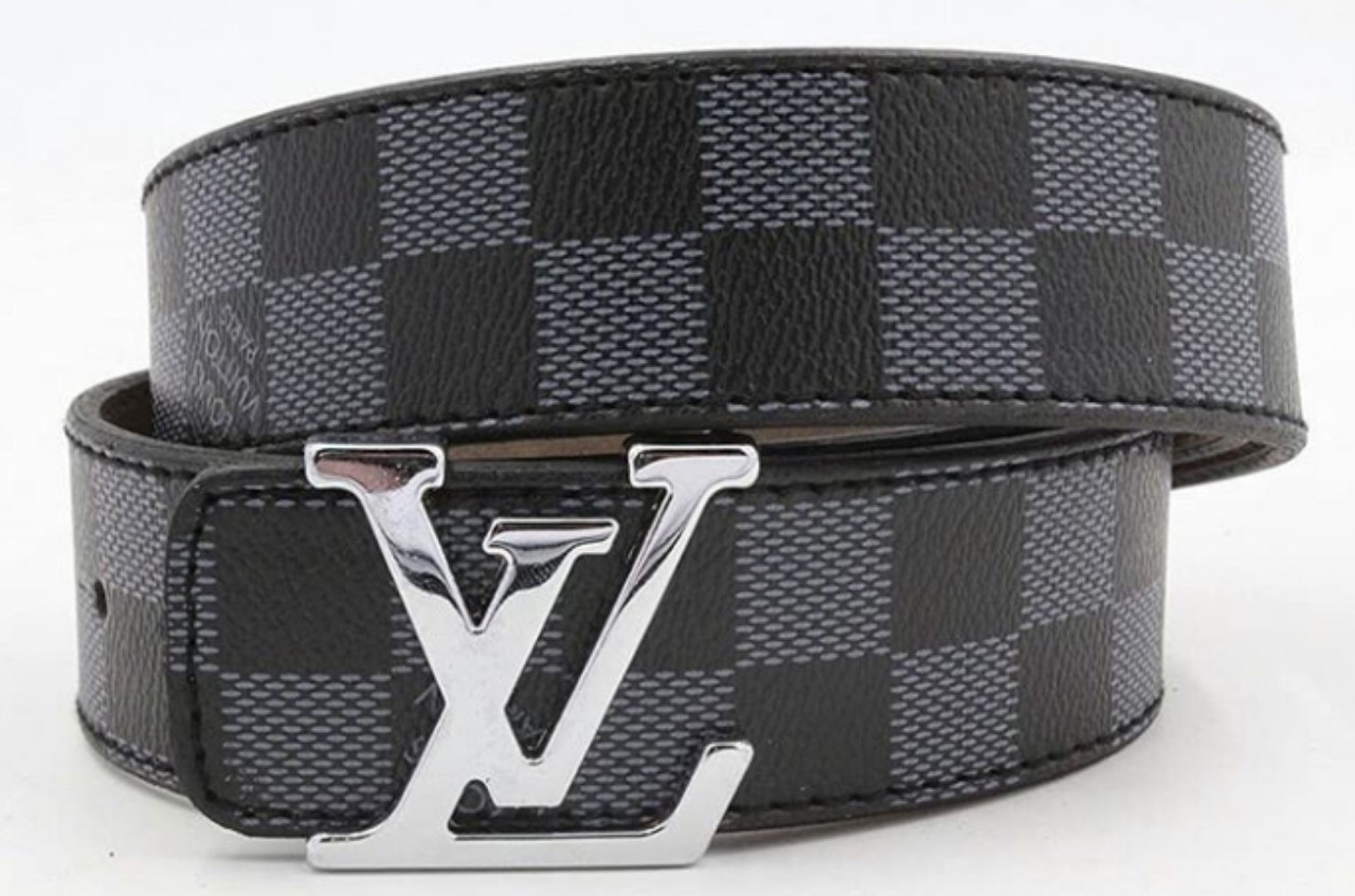 Ремінь чоловічий шкіряний Louis Vuitton ширина 40 мм. 930834