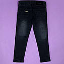 Темні джинси із золотими смугами 8-9-10 років, фото 4