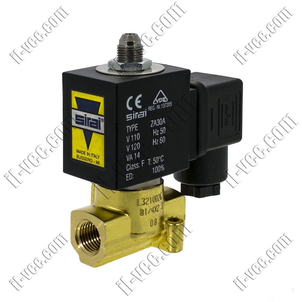 Електромагнітний клапан SIRAI L321V02G-ZA30A G1/4х2,3 110VAC