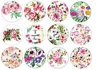 Цукрова картинка КАРТИНКА 8 МАРТА, З'ЄДНА КАРТИНКА НА ТОРТ