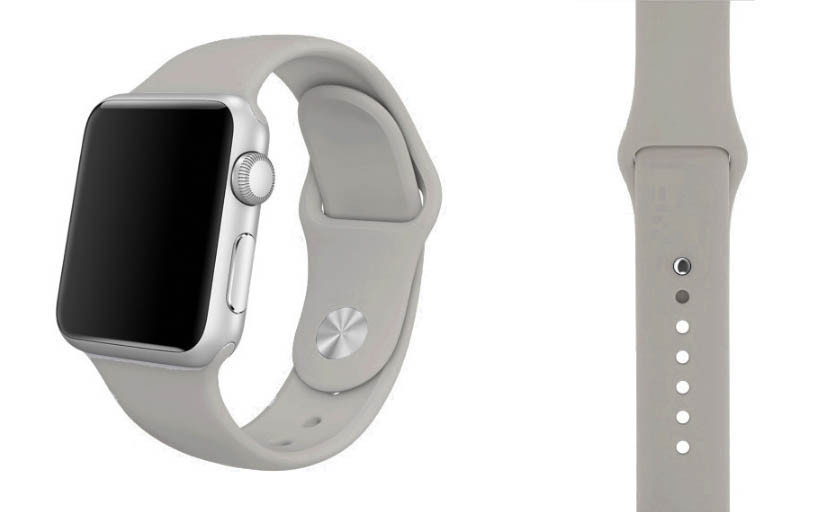 Спортивний ремінець Primo для годинника Apple Watch 42mm / 44mm / 45mm - Fog S/M, фото 1