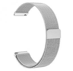 Міланський сітчастий ремінець для годинника Samsung Galaxy Watch Active (SM-R500) / Active 2 (SM-R820/R830) - Silver