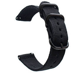 Нейлоновий ремінець Primo Traveller для годинника Samsung Galaxy Watch Active / Active 2 - Black