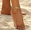 Браслет на ногу анклет Primo Bohemia - Gold, фото 2