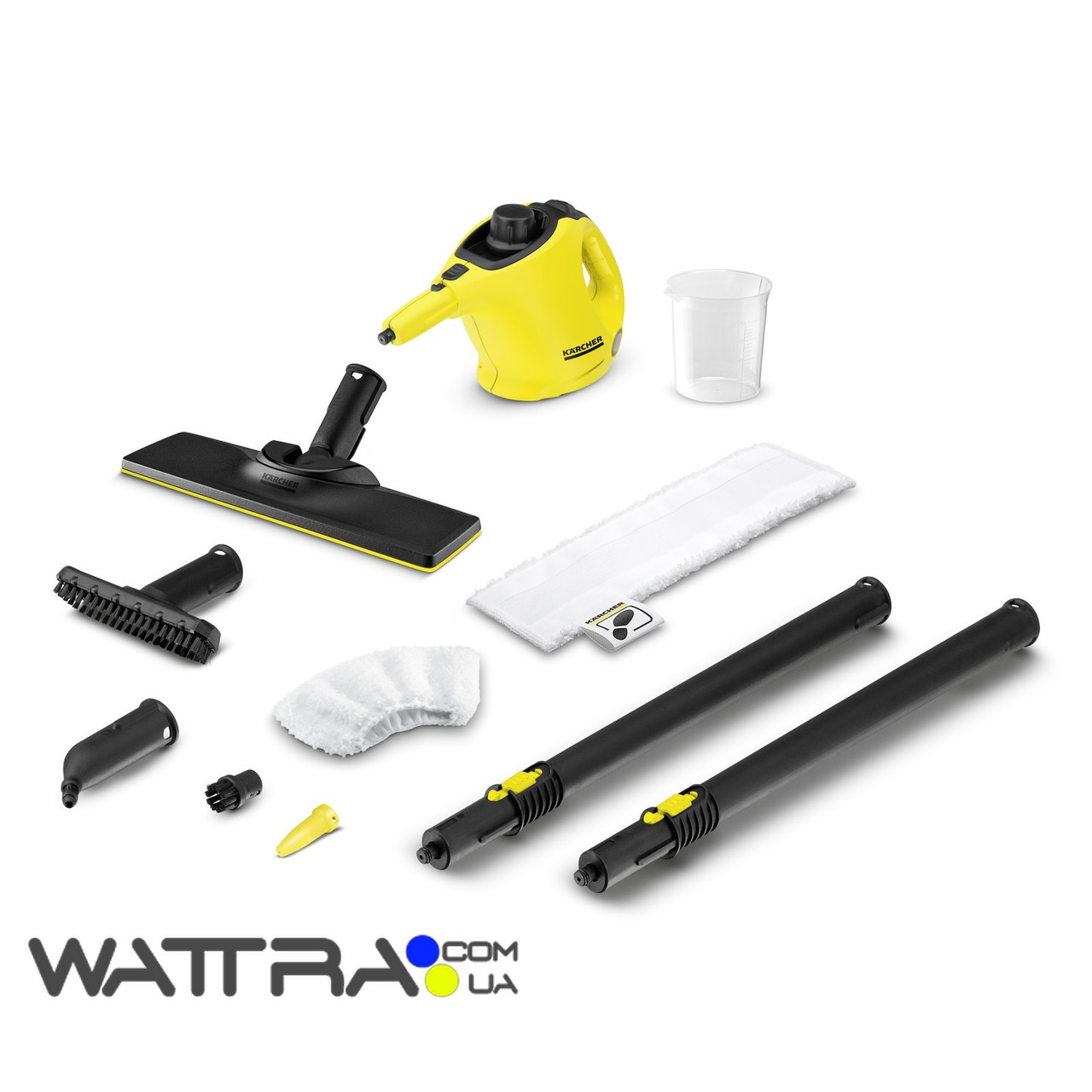 ⭐ Пароочисник SC 1 EasyFix "KARCHER" жовтий (1200 Вт,3 бари) (очисник паровий)