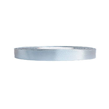 Стрічка атласна №59 срібло (0.6 см х 36 ярдів)