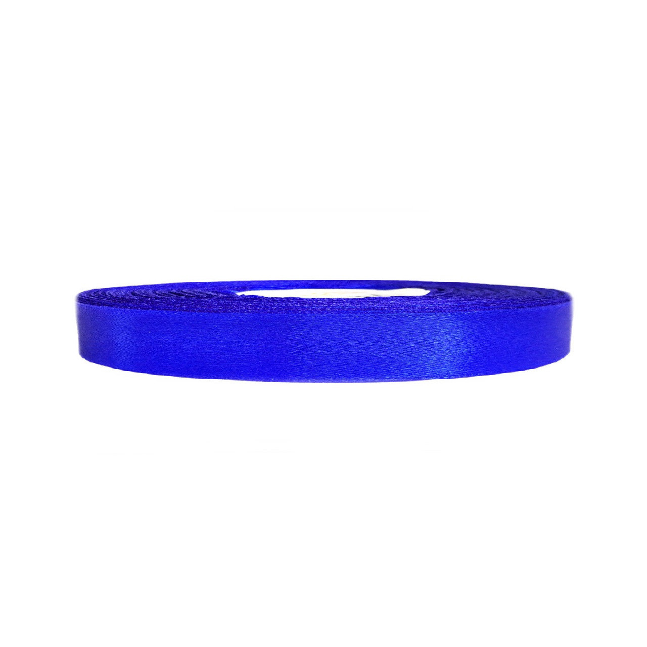 Стрічка атласна №40 синя (0.6 см х 36 ярдів)