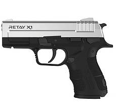 Пістолет сигнальний, стартовий Retay Springfield eXtreme Duty/XD X1 (9 мм, 15 зарядів), нікель