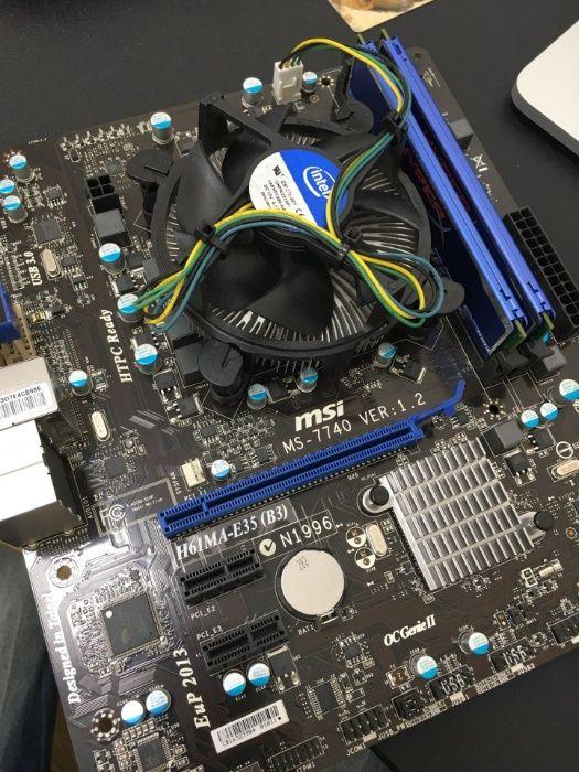 2-ох ЯДЕРНИЙ Комплект INTEL: ПРОЦЕСОР s1155 INTEL CORE I3-2120 ( 2 3,3 GHZ) + Плата LGA1155 MSI H61MA-E35