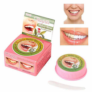 Тайська вибілювальна зубна паста Isme Rasyan Herbal Clove з гвоздиком — 25 грамів