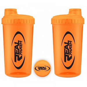 Шейкер Real Pharm Shaker Neon Orange (700 мл)(помаранчевий)
