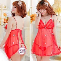 Эротический прозрачный комплект сексуального откровенного белья, женский красный пеньюар, размер S,M,L.