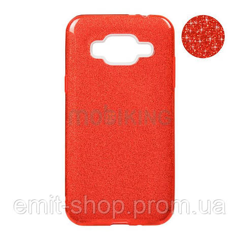 Чохол-накладка Remax з блискітками для Samsung Galaxy J3 2017 (J330) (Red), фото 2