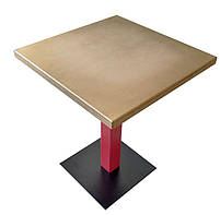 Металева база опора для столу Ліон 400х400 мм, висота 725 мм, колір чорний, для бару, кафе, ресторану, фото 6