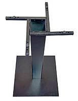 Металева база опора для столу Ліон 400х400 мм, висота 725 мм, колір чорний, для бару, кафе, ресторану, фото 8