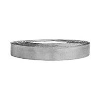 Атласная лента серебро 1,2 см