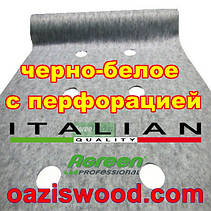 Агроволокно p-50g отвору 3 в ряд 1.07*50м чорно-біле Agreen італійське якість з перфорацією, фото 3
