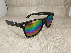 Сонцезахисні окуляри Ray Ban веселка форма Wayfarer дзеркальні, сонцезахисні окуляри Ray Ban дзеркальні