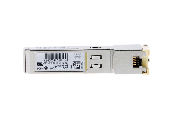 Модуль Cisco SFP GLC-T 1000BASE-T (GLC-T=) - фото 6 - id-p14973533