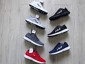 Чоловічі кросівки Fila Blue/White сині з білим, ексклюзивна модель, топ якість, фото 4