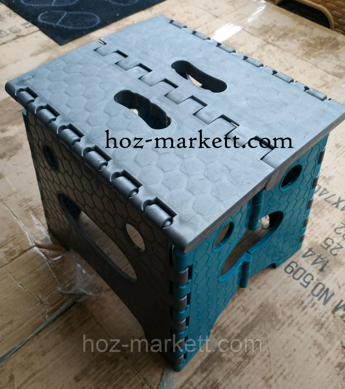 Стілець розкладний пластиковий маленький, фото 1