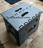 Стілець розкладний пластиковий маленький, фото 4