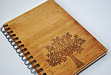 Дерев'яний блокнот Дерево тонований, фото 3