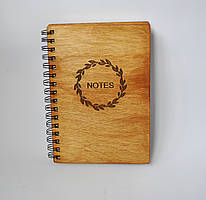 Дерев'яний блокнот NOTES тонований