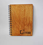 Дерев'яний блокнот для корпоративних подарунків, фото 5