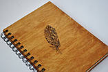 Дерев'яний блокнот ПЕРО тонований, фото 4