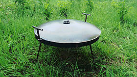 Сковорода з диска (борони) діаметр 50 см із кришкою