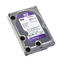 Накопичувач HDD 3TB жорсткий диск для відеоспостереження WD Purple WD33PURZ HDD диск на 3 ТБ SATA для відеореєстратора