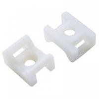 Майданчик під дюбель для стяжки 22х16х9,5мм біла PROFIX СТН-2В Ціна за 50 шт. (2216CH-W)