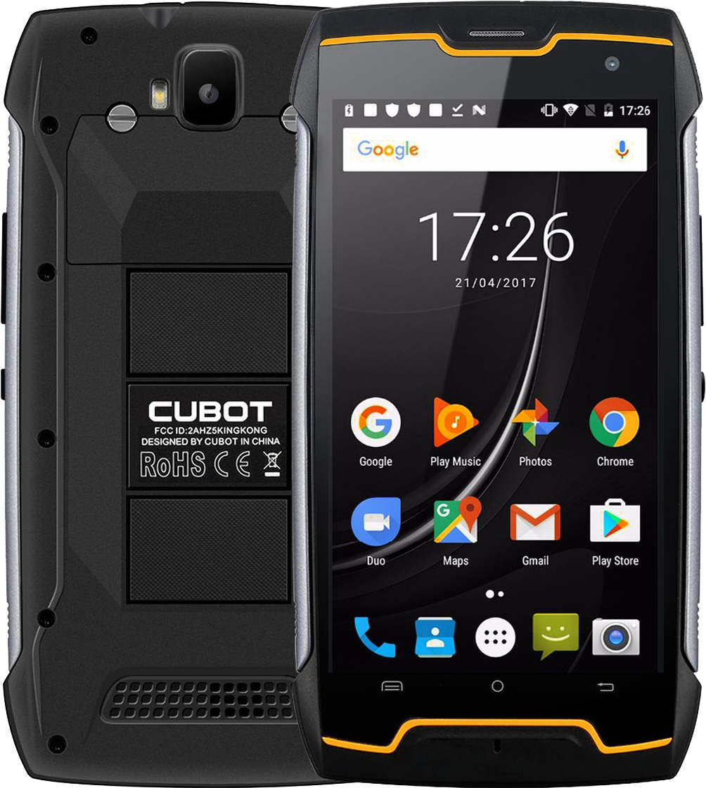 Смартфон Cubot King Kong CS, Android 10, FaceID, IP68, 2/16 Gb, 4400 mAh, 13 Mpx, Потужний GPS, дисплей 5.0"