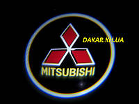 Проектор логотипа Mitsubishi в автомобильные двери Мицубиши