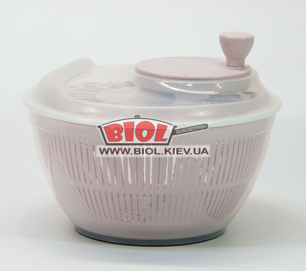 Сушка для зелені 25см центрифужна (колір - світло-рожевий) Irak Plastik SG-230-2