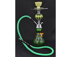 Кальян на 1 персони 36 см, шланг 1 м, чаша кераміка + щипці кольори в асортименті