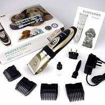 Машинка для стрижки тварин бездротова BaoRun P2 Gold на акумуляторах (N006675), фото 5