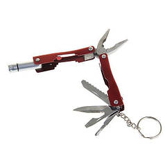 Мультитул ліхтарик плоскогубці ніж 9-в-1 HLV R16626 (N006024)