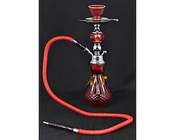 Кальян на 1 персони 36 см, шланг 1 м, чаша кераміка + щипці кольори в асортименті