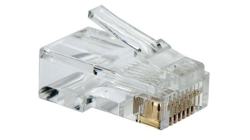 Конектор RJ45 HLV 8P8C Cat5 Cat5e Cat6 100 шт (N005250)