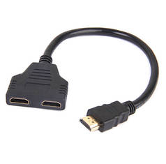 Комутатор спліттер розгалужувач HDMI на 2 HDMI HLV New (N008256)