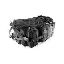 Рюкзак тактичний військовий штурмової HLV Molle Assault 20 л Black, фото 3