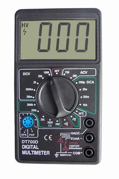 Мультиметр цифровий тестер професійний HLV DT700D (N005905)