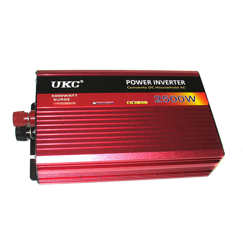 Інвертор автомобільний перетворювач напруги UKC 24V-220V AR 2500W (N008334)