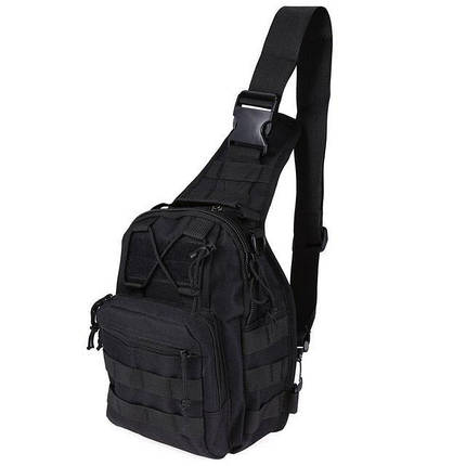 Рюкзак сумка тактична військова HLV 600D Black, фото 1
