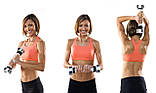 Спортивна віброгантель для тренування м'язів Shake Weight для жінок, фото 5