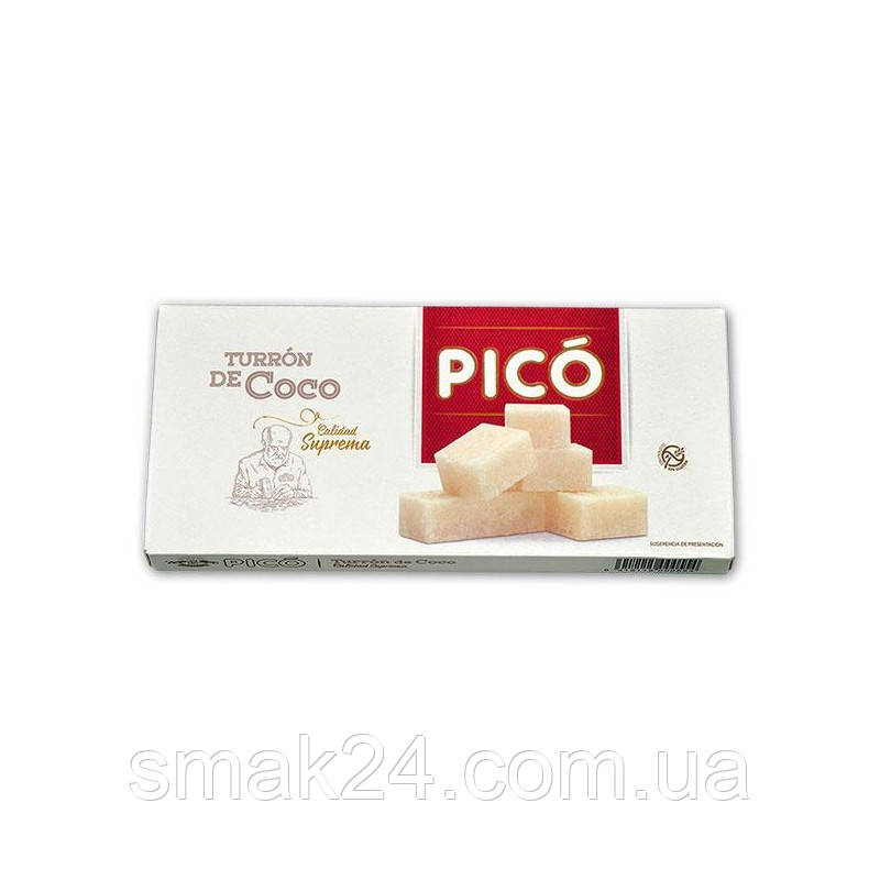 Туррон кокосовий без глютенаТиггоп de Coco Pico. Іспанія 200г