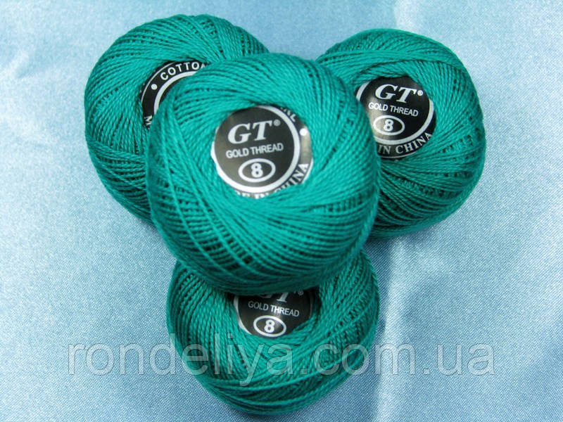 Нитки ірис морської хвилі № 6075, фото 1